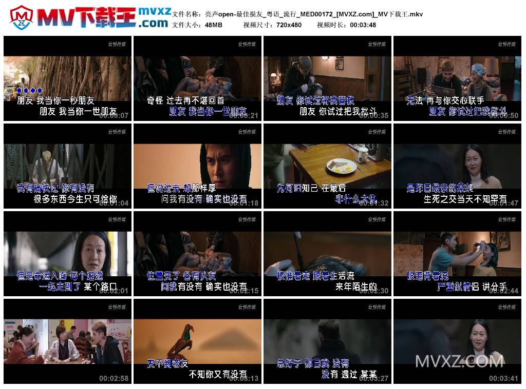 亮声open-最佳损友_粤语_流行_MED00172